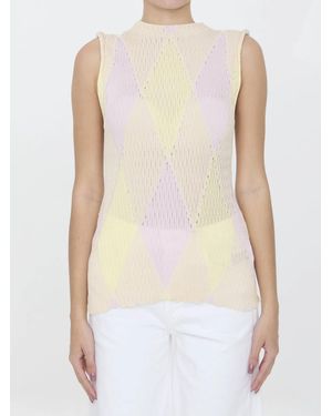 Burberry Argyle Top - White