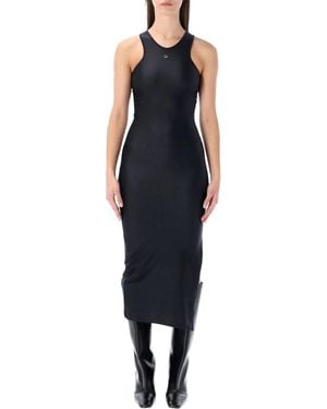 Coperni Fitted Racer Tank Dress - Black