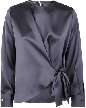 DR. HOPE Bow Blouse - Blue