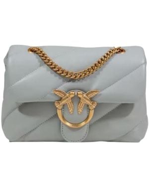 Pinko Leather Bag - Metallic