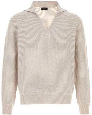 Brioni Open Polo - White