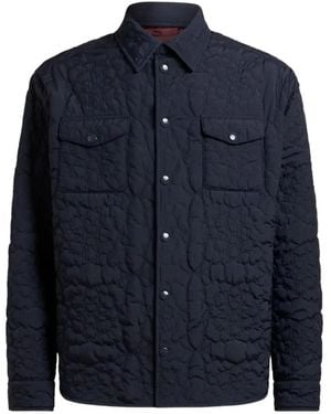 Etro Quilted Overshirt - Blue