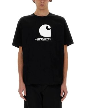 Junya Watanabe X Carhartt T Shirt - Black