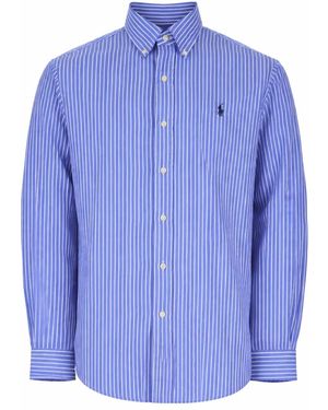 Polo Ralph Lauren Camicia Con Logo - Blue