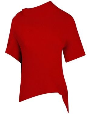 HOMME PLISSÉ Homme Plisse "Life Form" Volume Top - Red