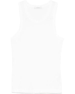 Entire studios Sheer Tank Top - White