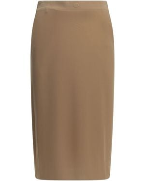 Maison Margiela "Fusion" Midi Skirt - Natural