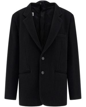 MM6 by Maison Margiela Back Panel Blazer - Black