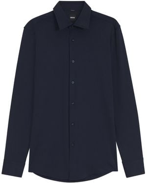 BOSS Polyamide Polyester Shirt - Blue