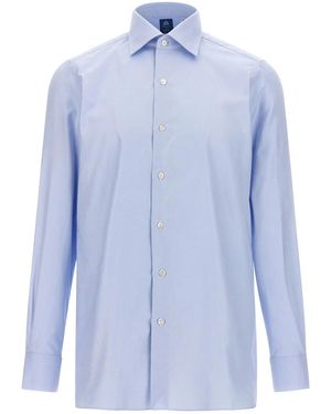 Finamore 1925 'Napoli' Shirt - Blue