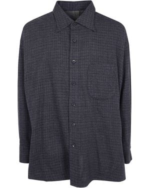 Ziggy Chen Cocoon-Shaped Shirt - Blue