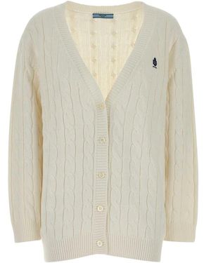 Prada Cotton Cardigan - White