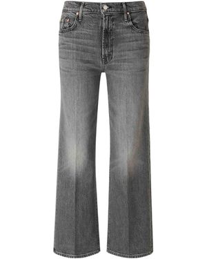 Mother Magpie Cotton Lyocell Maven Ankle - Gray