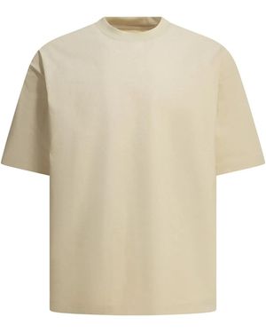 DAIWA PIER 39 "Tech Drawstring Spiber Collection" Crew-Neck T-Shirt - White