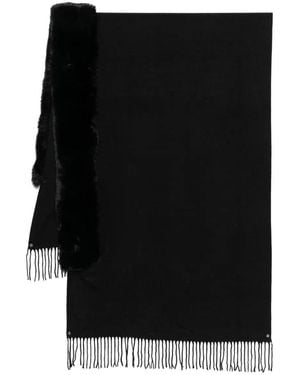 Blugirl Blumarine Fake Fur Stole - Black