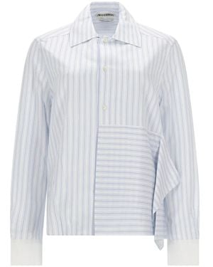 JW Anderson Asymmetrical Shirt With Draping - White
