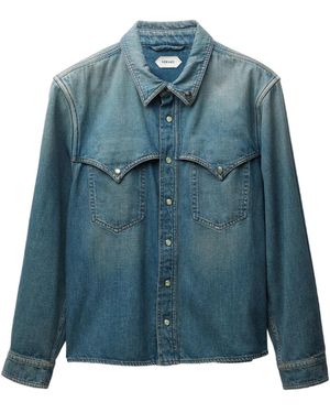Versace Flap-Pocket Shirt - Blue