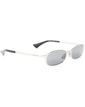 Saint Laurent Acetete And Metal Sunglasses - White