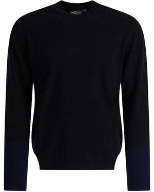 Comme des Garçons Wool Crew Neck Sweater - Black