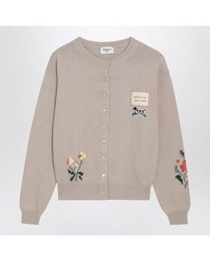 Weekend by Maxmara Almond Cardigan - Grey