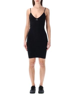 MM6 by Maison Margiela Abito Sottoveste Senza Cuciture Di - Black