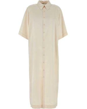 Carven Dr447-Shirt Dress - White