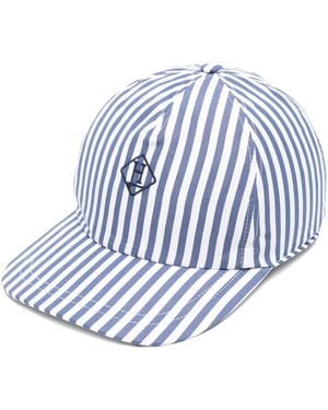 Herno Cotton Baseball Cap Rombo - Blue