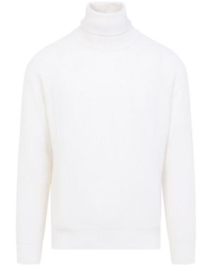 Canali Turtleneck - White