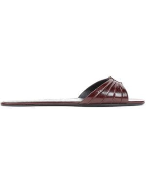Saint Laurent Babylone Sandals - Red