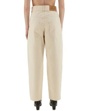 Moschino Straight Fit Jeans - Natural