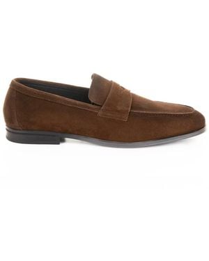 Doucal's Suede Moccasin - Brown