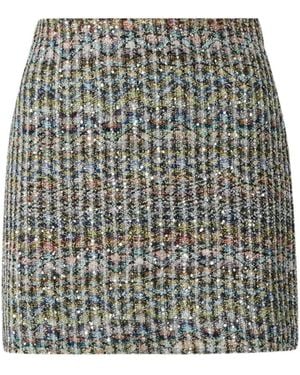 Missoni Zig Zag Motif Mini Skirt - Gray