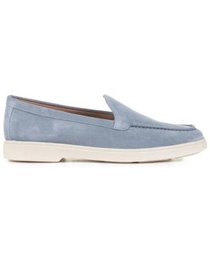 Santoni Slip On Moccasin - Blue