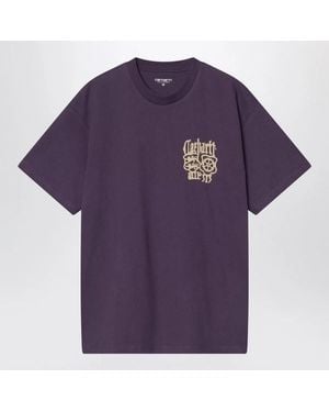 Carhartt Commuting Tales Tshirt Lokers - Purple