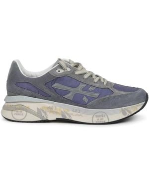 Premiata Calf Leather Sneaker - Gray