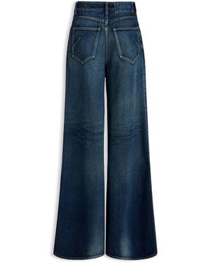 Alaïa Alaia Palazzo Pants Denim - Blue