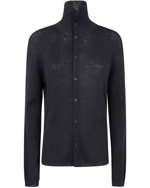 Y's Yohji Yamamoto Jumper With Buttons - Blue
