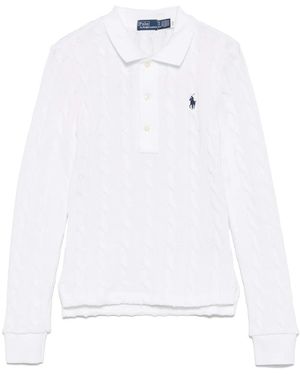 Polo Ralph Lauren Long Sleeves Polo Shirt - White