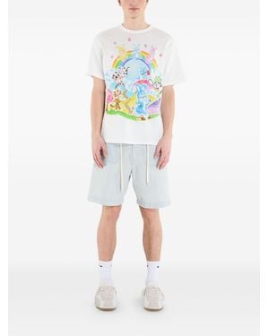 KENZO Button-Fastening Shorts - Multicolor