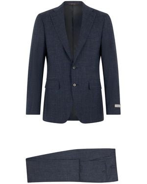 Canali Complete Jacket And Pants - Blue