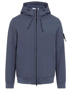 Stone Island Slate Soft Shell Jacket - Blue