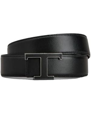 Tod's T-Buckle Belt - Black