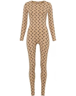 Marine Serre "Moon" Suit - Natural