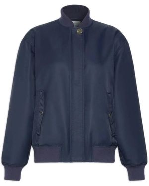 Max Mara Spxangelo Oversized Bomber Jacket - Blue