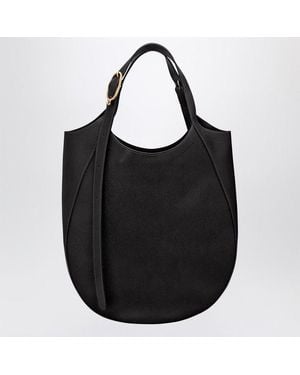 Longchamp Le Foulonné Xl Smooth Leather Tote Bag - Black