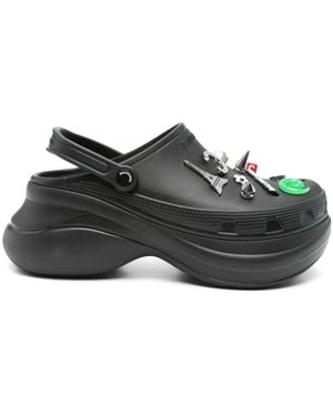 Balenciaga Crocs Mule Jibbitz - Black