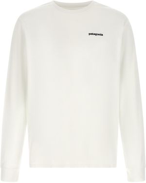 Patagonia 'P-6 Logo Responsibili-Tee' T-Shirt - White