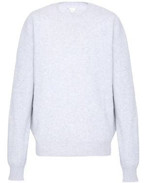 Bottega Veneta Crew-Neck Cashmere Jumper - White