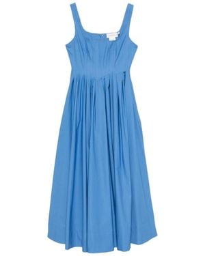 Max Mara Cotton Long Dress - Blue