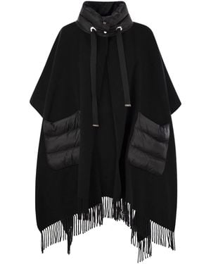 Herno Poncho Resort - Black